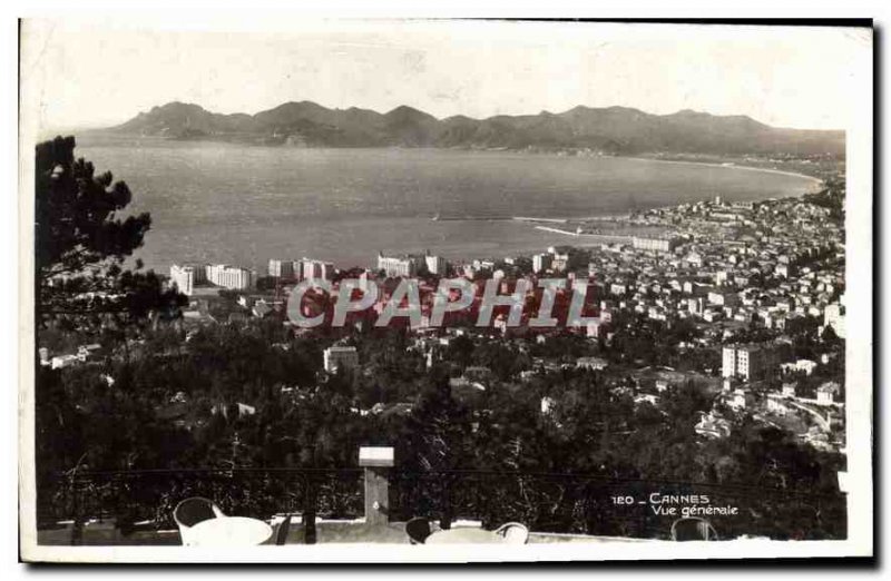 Postcard Old Cannes general view