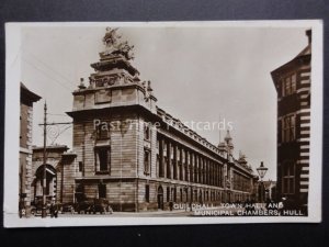 Yorkshire: HULL Guildhall, Town Hall & Municipal Chambers c1931 RP