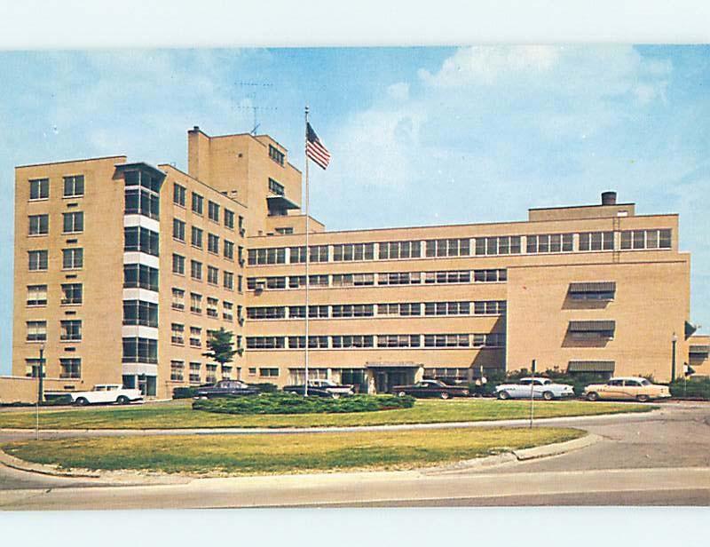 Unused Pre-1980 HOSPITAL SCENE Flint Michigan MI W2593