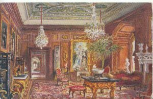 Warwickshire Postcard - Cedar Drawing Room - Warwick Castle - TZ11765