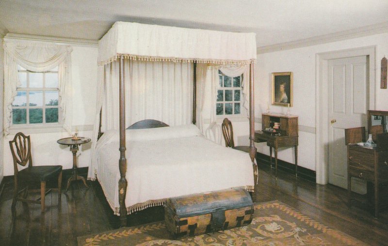 10592 George Washington's Bedroom, Mount Vernon, Virginia 1956