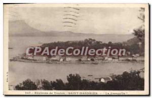 Postcard Old Saint Mandrier Toulon La Presquile