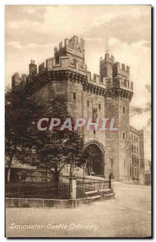 Postcard Old Lancaster Castle Gateway