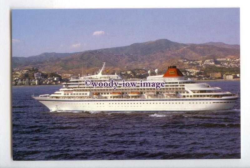 LN1243 - Cunard Line Liner - Royal Viking Sun , built 1988 - postcard