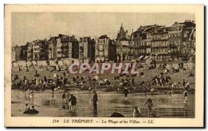 Postcard The Old Treport Beach and The Villas