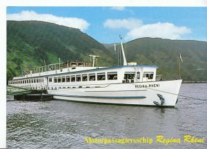 Shipping Postcard - Motorpassagiersschip - Regina Rheni    LE244