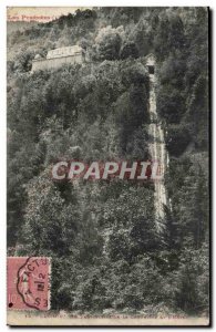 Old Postcard Luchon The funicular chaumiere and & # 39hotel