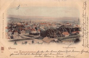 KAISERSLAUTERN GERMANY~GESAMMTANSICHT~1899 TINT PHOTO POSTCARD