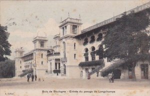 France Paris Bois de Boulogne Entree du pesage de Longchamps 1910