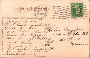 Silver Creek Falls Salem Oregon Postcard c.1910s Edward H Mitchell Publisher