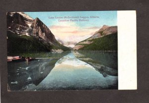 AB Lake Louise Laggan Alberta Canada Carte Postale Postcard Canadian Railway