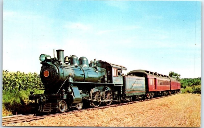 Postcard - Engine #1223, The Strasburg Rail Road - Strasburg, Pennsylvania