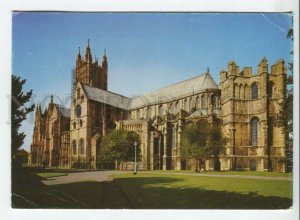 441082 Great Britain 1974 Canterbury Cathedral RPPC to Germany advertising