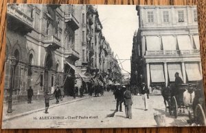 Cherif Pasha Street, Alexandria, Egypt - 1917