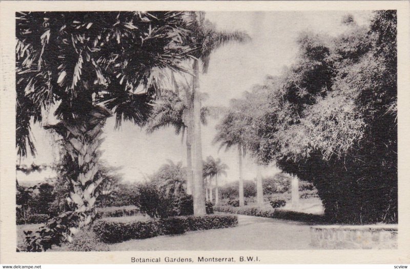 Botanical Gardens , MONTSERRAT , B.W.I. , 20-30s