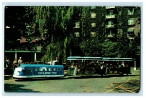 Washington D.C, The Sheraton Park Hotel And Motor Inn Miniature Train Postcard 