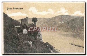 Postcard Old Burg Rheinstein