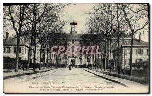 Postcard Old Sante Vierzon professional Army National School H Brisson main F...