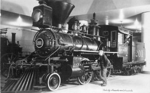 Blue Island  Railroad Locomotive Chicago Kensington #201 Photo Postcard 12255