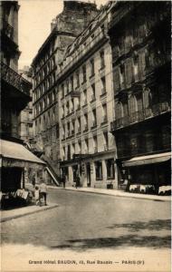 CPA AK PARIS 9e Grand Hotel BAUDIN 10, rue Baudin (574305)