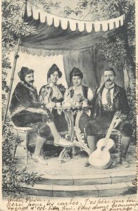 Swiss musical band costumes Switzerland 1903