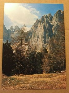 UNUSED POSTCARD - VAJOLET VALLEY, DOLOMITES MOUNTAIN RANGE, ITALY