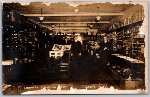 Postcard RPPC c1910s Sodus New York Gardners Clothing Store Interior View