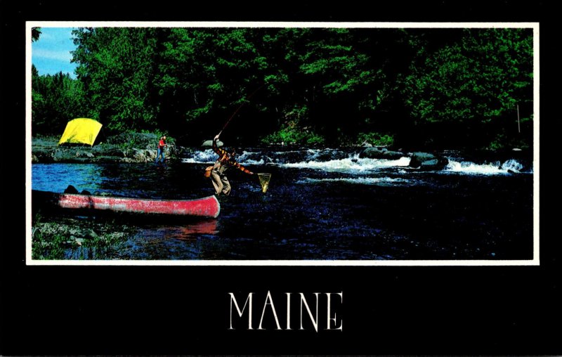 Fishing Scene In Maine