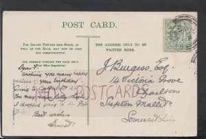 Family History Postcard - Burgess - 14 Victoria Grove, Shepton Mallett RF4517