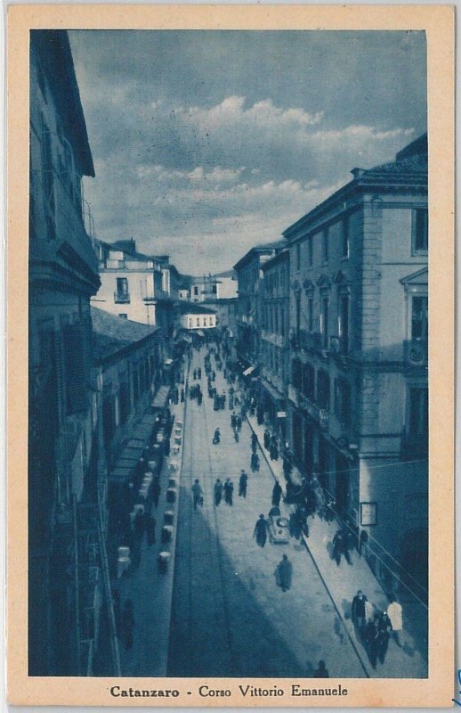 44391 vintage postcard - CATANZARO City - Corso V Emanuele-