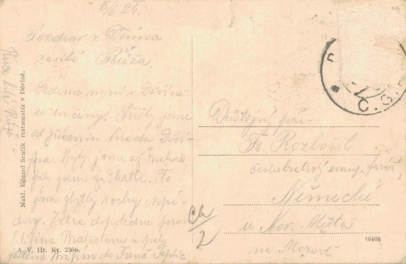 Slovakia Devín Vintage Postcard 02.82 