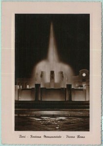 97869 - vintage postcard - BARI City - Monumental Fountain-