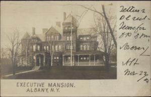Albany NY Executive Mansion c1905 Real Photo Postcard