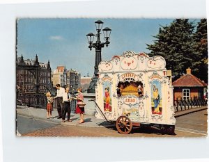 Postcard Organ, Barrel, Amsterdam, Netherlands