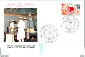 FDC France Groupe operatoire de cardiologie Paris 1972 Medecine