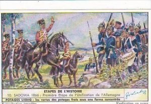 Liebig Trade Card S1555 Important Historic Battles II No 10 Sadowa