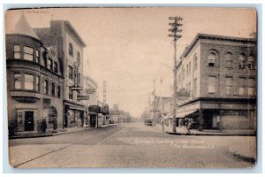 c1905 Dunlops Sporting Goods Store Far Rockaway Long Island New York NY Postcard 