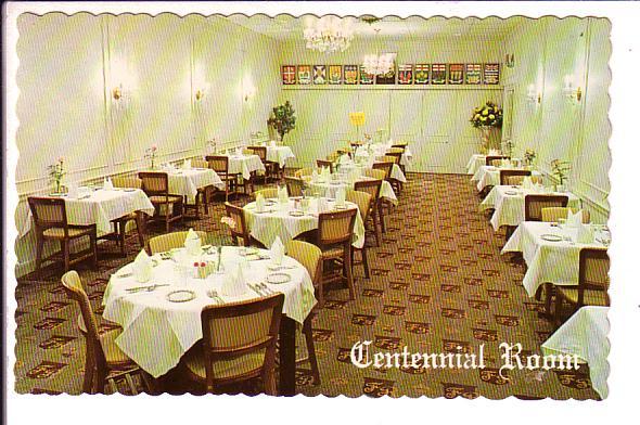 Centennial Room, Food;Rite Restaurant, Woodstock, Ontario, Interior