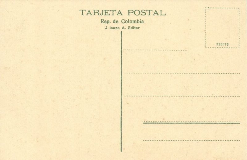 colombia, PUERTO COLOMBIA, Calle Libertad, The Pole Bar (1920s) Postcard