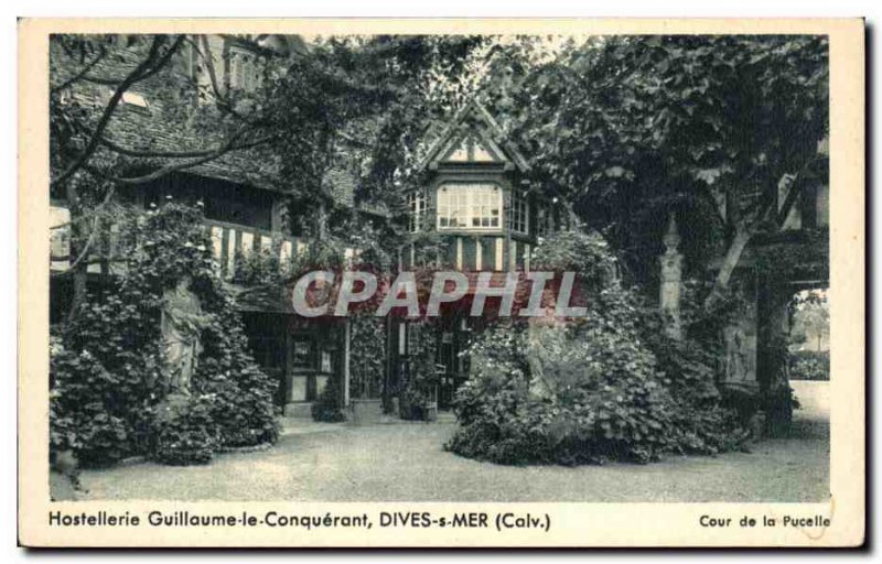 Old Postcard William the Conqueror Hostellerie Dives s Sea