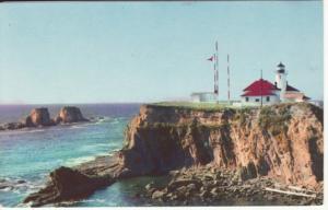 LIGHTHOUSE   CAPE ARAGO LIGHT / COOS BAY, OR postcard