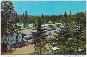 Canada Quebec Senneterre Camping Scene