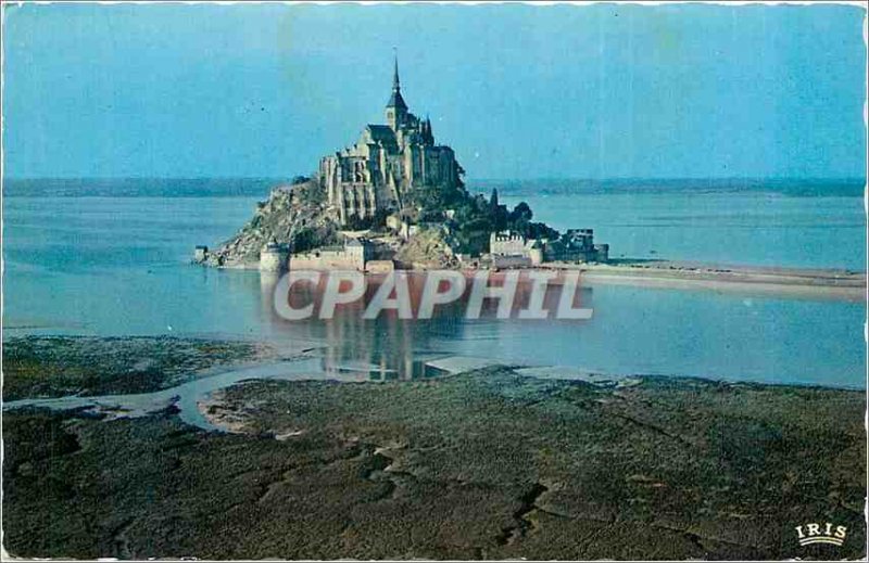 Old Postcard MONT ST-MICHEL Aerial View