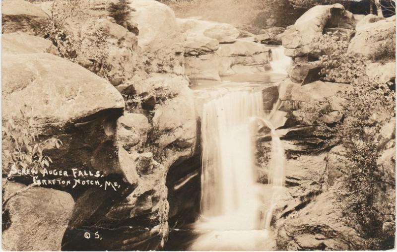 RPPC Screw Auger Falls Grafton Notch Maine - RPO 1926 Portland & Island Pond VT