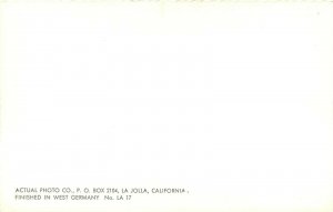 Hand-Colored RPPC Mid-Century Theme Restaurant Los Angeles International Airport