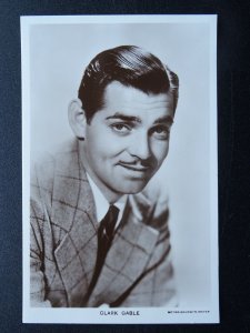 Actor Portrait CLARK GABLE c1930s RP Postcard by Metro Goldwyn Mayer