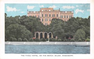 Tivoli Hotel on the Beach Biloxi Mississippi postcard