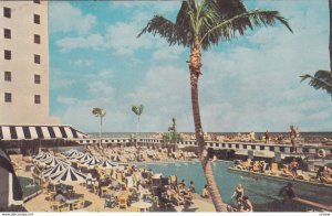 MIAMI BEACH, Florida, 1950-1960's; Casablanca Hotel, Swimming Pool