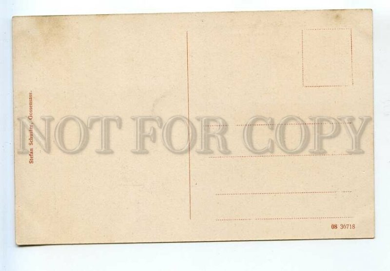 521003 Austria Gossensass hotel Villa Waldheim Vintage postcard