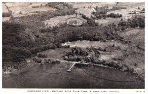 Lot 8 Chicago Boys Club Camp Winona Lake Indiana B& W Postcards 1946